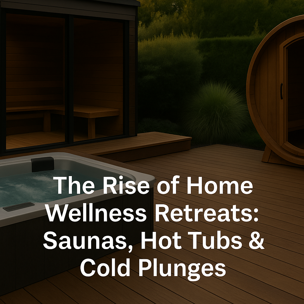 The Rise of Home Wellness Retreats: Saunas, Hot Tubs & Cold Plunges