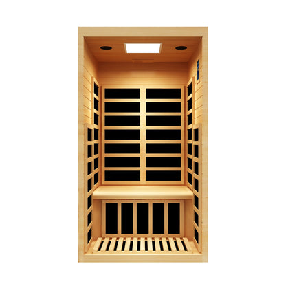 Peak Saunas Olympus 1-Person FAR Infrared Sauna with Smart WiFi App Control