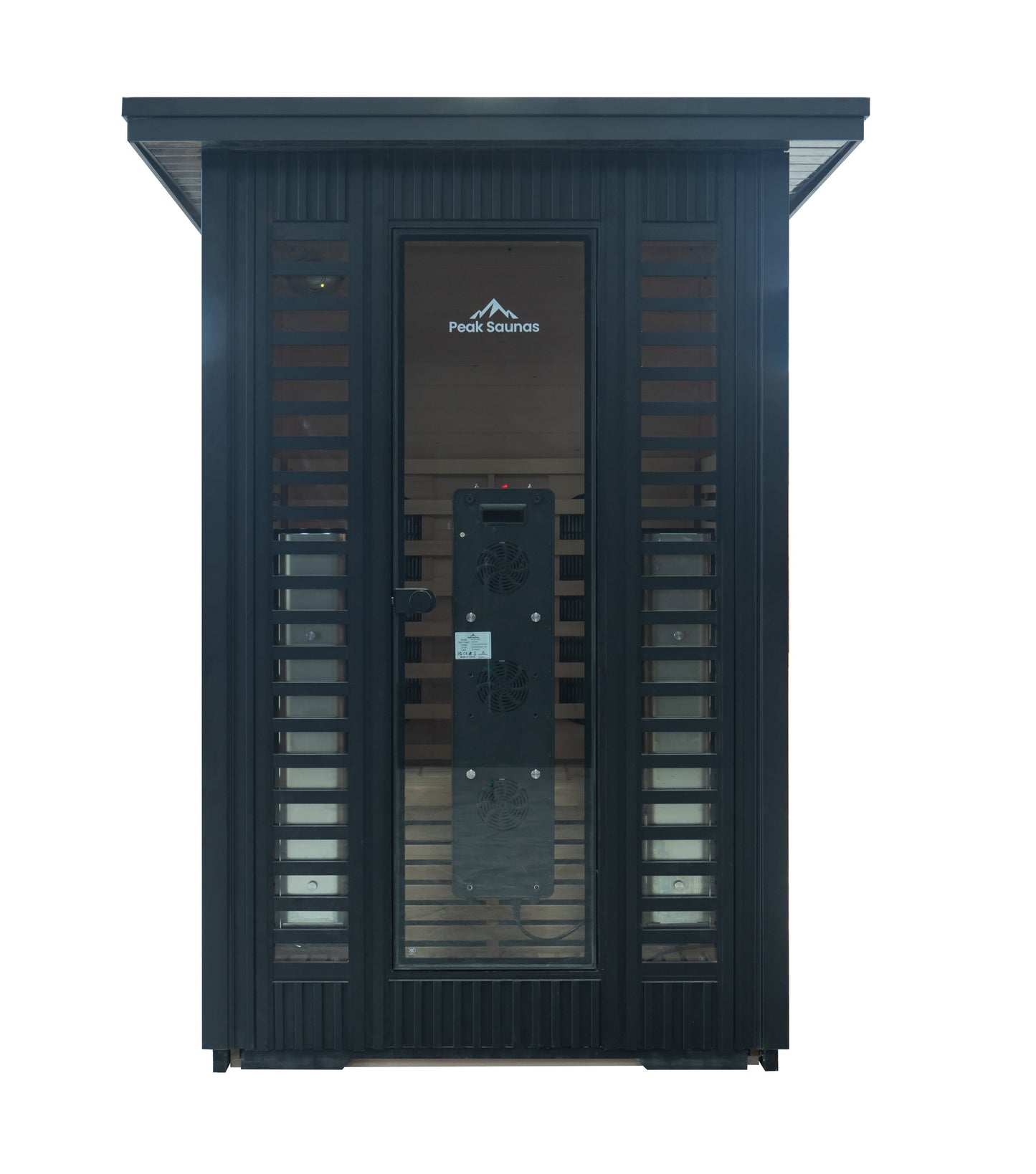 Peak Saunas Patagonia 2-Person Outdoor Full Spectrum Infrared Sauna with Built-In XL Medical-Grade Red Light Therapy and Smart WiFi App Control