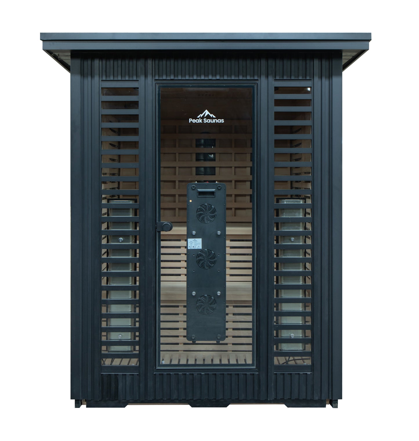 Peak Saunas Kilimanjaro 5-Person Outdoor Full Spectrum Infrared Sauna with Built-In XL Medical-Grade Red Light Therapy and Smart WiFi App Control