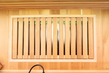 Peak Saunas Everest 2-Person Full Spectrum Infrared Sauna with Built-In XL Medical-Grade Red Light Therapy & Smart WiFi App Control