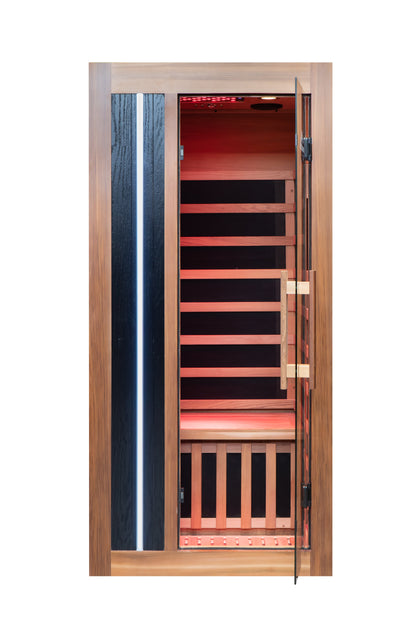 Peak Saunas Aspen 1-Person FAR Infrared Sauna with Smart WiFi App Control