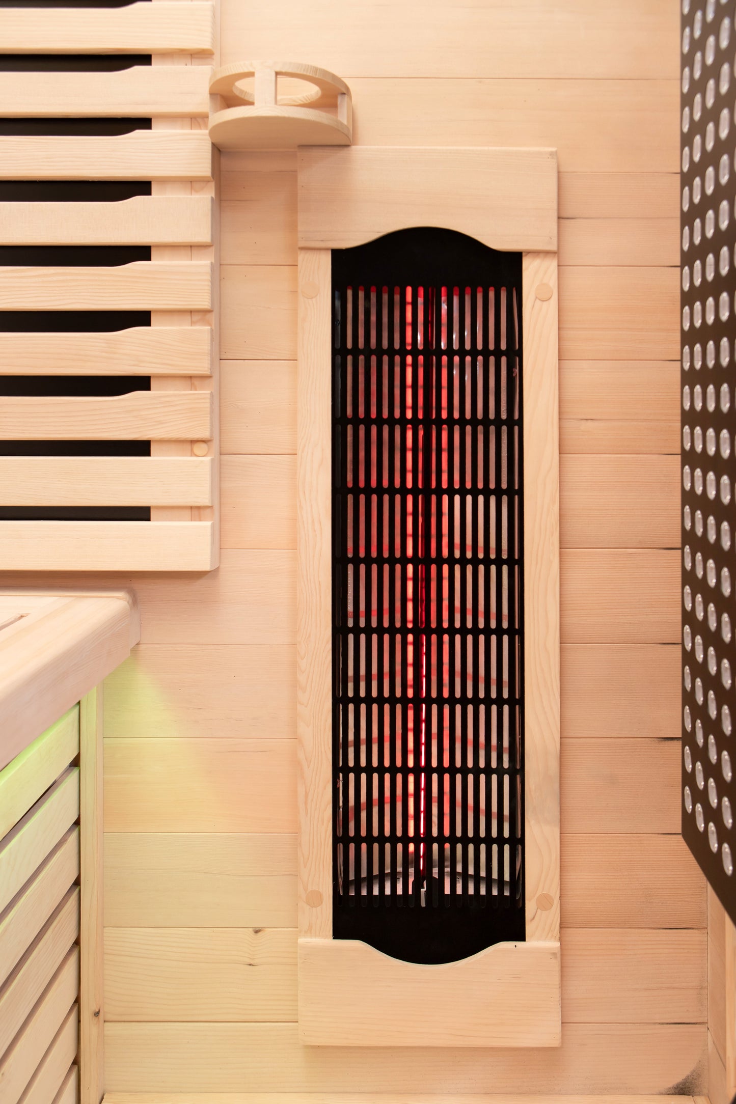 Peak Saunas Denali Luxury 3-Person Full Spectrum Infrared Sauna with Built-In XL Medical-Grade Red Light Therapy & Smart WiFi App Control