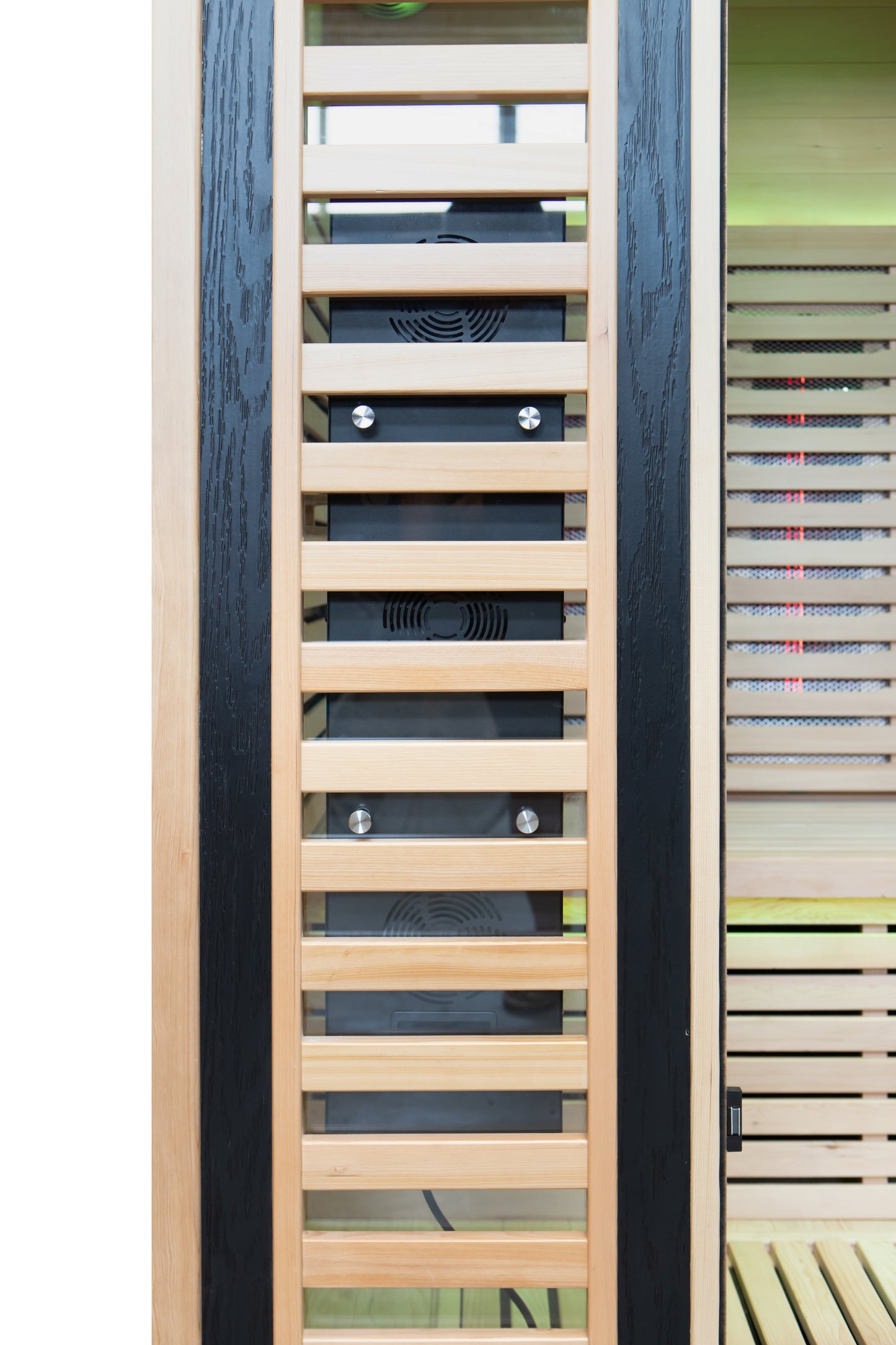 Peak Saunas Denali Luxury 3-Person Full Spectrum Infrared Sauna with Built-In XL Medical-Grade Red Light Therapy & Smart WiFi App Control