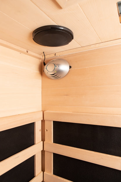 Peak Saunas Olympus 1-Person FAR Infrared Sauna with Smart WiFi App Control