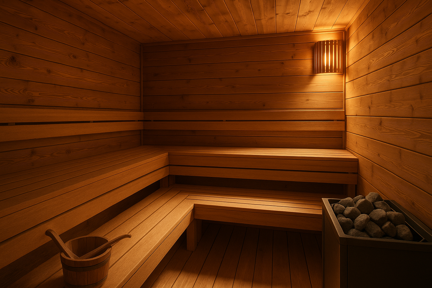 Traditional Finnish Cedar Sauna – 6 Person Electric or Wood-Fired